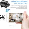 1080P HD Mini WiFi Camera - Night Vision Included, Motion Detection Remote Monitoring 160 Wide Angle Micro Monitor Small Cam for Baby Room Home Office Warehouse (1PCS) view 2