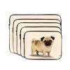 12 Inch Laptop Sleeve Bag Waterproof Shockproof Laptop Case Bag Cartoon Pug Computer Skin Bags Lightweight Tablet Carrying Case view 2