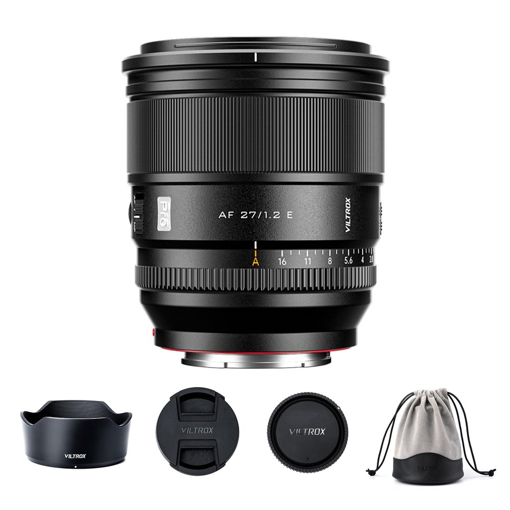 VILTROX 27mm f/1.2 F1.2 Autofocus Large Aperture Portrait APS-C Prime Lens Compatible with Sony E-Mount Cameras a7 a6700 a6600 a6500 A7II A7RII A7SII A7SIII A7III A7IV A7RV A9 A9II FX3 FX6 ZVE1