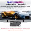 3 Computers 2 Monitors KVM Switch, Reyoten HDMI2.1 KVM Support 4K@60Hz 2K@144Hz USB 3.0 KVM Switches Share 2 Monitors and 4 USB 3.0 Ports, Support EDID EmulatorHDMI Port Only view 4
