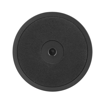 Aluminum Die Casting Record Weight Clamp Enhancing Sound Quality for Metal Disc Stabilizer Silver (Black)