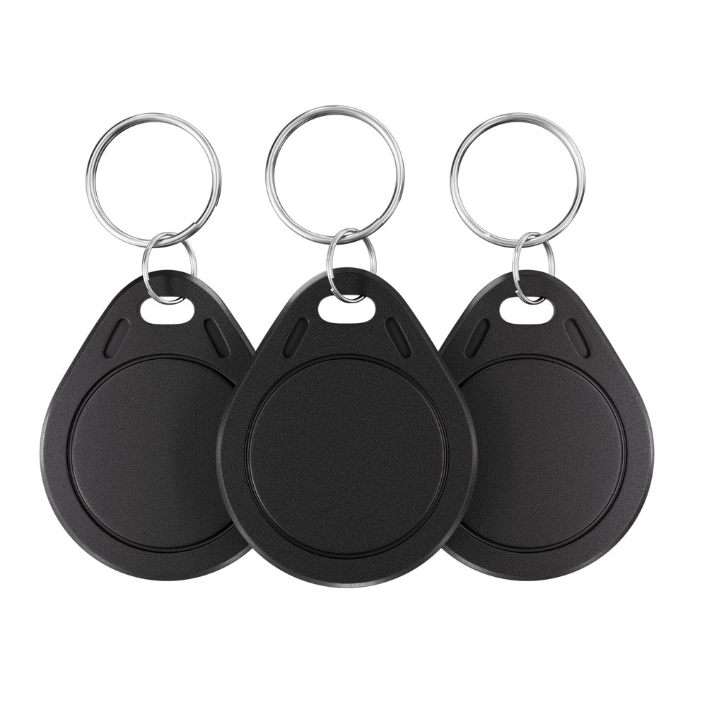 10pcs RFID Key Fobs 125khz RFID Writable T5577 fob tag T5577 Proximity ID Card Token Key Tag Rewritable for Access Control Systems & Security Lock