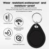 10pcs RFID Key Fobs 125khz RFID Writable T5577 fob tag T5577 Proximity ID Card Token Key Tag Rewritable for Access Control Systems & Security Lock view 4