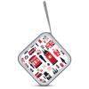 England Symbols Print CD Case Portable DVD Holder Storage Organizer for Home Travel view 3