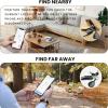 GPS Tracker for Vehicles, Mini Tracking Device for Vehicles, Car Tracker Device Hidden No Subscription Work with Find My (iOS Only), Key Finder, for Kids, Dogs, Luggage, Bag (White, 4 Pack) view 4
