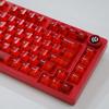 122 Keys Red Transparent Keycaps Cherry Profile Matte Keycap Set Fit for 60% 65% 75% Cherry Mx Switches Mechanical Keyboard view 2