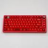 122 Keys Red Transparent Keycaps Cherry Profile Matte Keycap Set Fit for 60% 65% 75% Cherry Mx Switches Mechanical Keyboard view 3