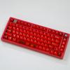 122 Keys Red Transparent Keycaps Cherry Profile Matte Keycap Set Fit for 60% 65% 75% Cherry Mx Switches Mechanical Keyboard view 4