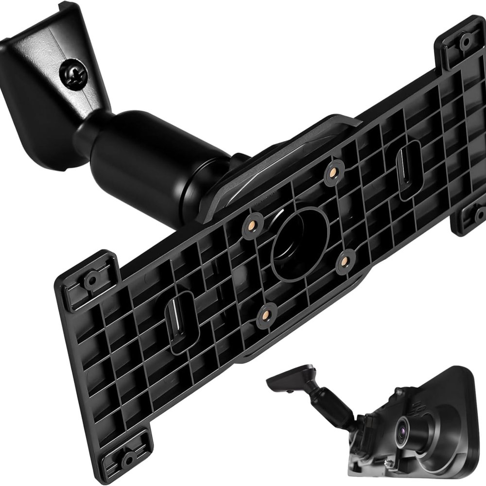 TOPPERFUN Dash Cam Mirror Mount, Rear View Mirror Dash Cam Mount Back Plate Panel Kit, Car Rearview Camera Panel Kit for 5.5" - 12" Rearview, Auto Parts Instead of Strap