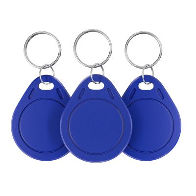 10pcs RFID Key Fobs 125khz RFID Writable T5577 fob tag T5577 Proximity ID Card Token Key Tag Rewritable for Access Control Systems & Security LockBlue