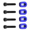 Blue Fixing Motor Base Reinforcement for TRAXXAS 1/5 X-Maxx 6S/8S Monster Truck view 4