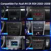 [8 Core 4+64G] for Audi A4 S4 RS4 2002-2008 Upgrade Radio, NHOPEEW 9 inch IPS Touchscreen Android Carplay Stereo - 3D Car Model, Cooling Fan, 5G/WiFi, GPS, DSP, Custom UI Design + Backup Camera view 2