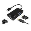 LINGQE DisplayPort to HDTV 4K DVI Adapter Cable 3-in-1 1080P DP to HD DVI Converter for Macs PC(MINI DP to HD 4K) view 3