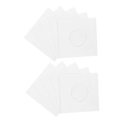 MUCKLILY 20pcs Vinyl Record Storage Sleeves Album Covers with Ventilation for Protection and Organization