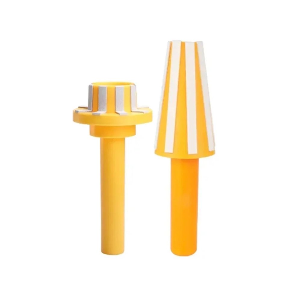 Spindle Cleaning Rod BT30 40 Spindle Cleaning Rod CNC Machining Center Machine Tool HSK63/BT50 ER Cylinder Collet Tool Holder Wool Brush Cleaning Rod(5PCS,HSK40E)