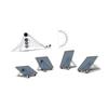 Angoily Aluminum Alloy Triangle Laptop Cooling Stand for Notebook Tablets Adjustable Foldable Design Portable Laptop Holder for Travel Compatible and Tablets view 4
