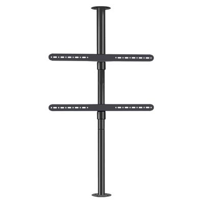 360 Degree Rotating TV Stand - Floor Stand for 37-75 inch LCD LED Screens - Versatile Rotating Rack and Cabinet for Home or Office Use