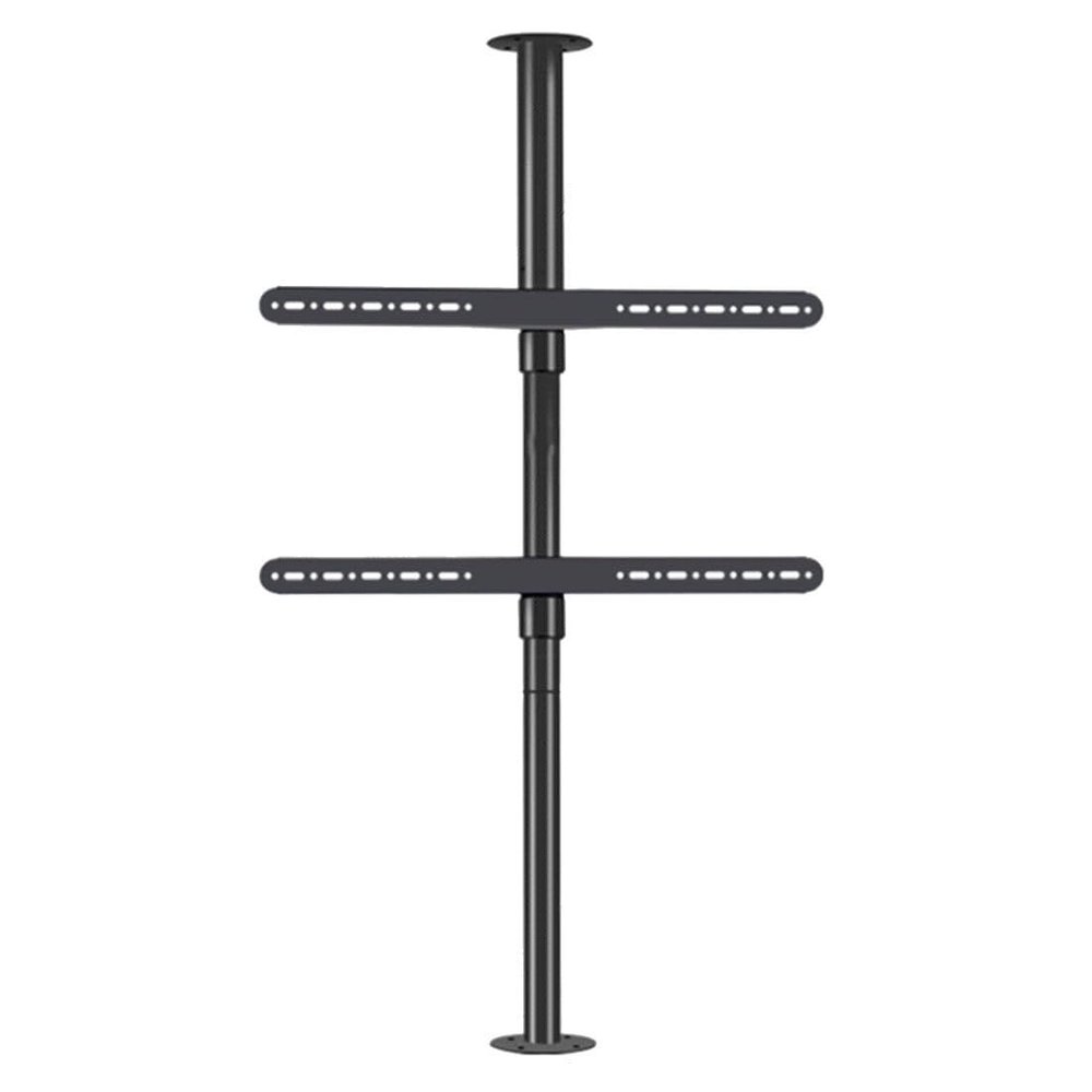 360 Degree Rotating TV Stand - Floor Stand for 37-75 inch LCD LED Screens - Versatile Rotating Rack and Cabinet for Home or Office Use