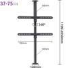 360 Degree Rotating TV Stand - Floor Stand for 37-75 inch LCD LED Screens - Versatile Rotating Rack and Cabinet for Home or Office Use view 3