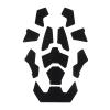 Tactical Helmet Magic Sticker Fast Helmet Accessories for All Fast Helmets Black view 1