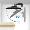 Adjustable Tv Bracket Folding Tv Wall Bracket 0-90 Downward-Facing Swivelling Tilt Tv Wall Bracket Tv Stand for 17-37" Tv Electric Tv Lift, view 4