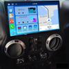 10 inch Double Din Car Radio for Jeep Wrangler JL 2011-2014 with Wireless Carplay Android Touch Screen Radio for Jeep Wrangler JL Head Unit Stereo Auto Bluetooth WiFi AHD Backup Camera 2+32G view 1
