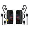 Super Mini Walkie Talkies Pro with Waterproof, Two Way Radio with Earpieces for Adults, Outdoor, Hiking, Baseball, Restaurant 2 Pack view 1