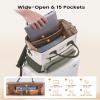 LOVEVOOK Puffer Laptop Backpack for Women, 15.6 Inch Work Backpack purse for Nurse Teacher, College Back to School Bookbag for Teen Girls, Personal Item Travel Bag Computer Daypack for Daily Commute view 2