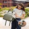 LOVEVOOK Puffer Laptop Backpack for Women, 15.6 Inch Work Backpack purse for Nurse Teacher, College Back to School Bookbag for Teen Girls, Personal Item Travel Bag Computer Daypack for Daily Commute view 4