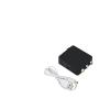 LINGQE HDMI-Compatible to AV CVSB L/R Video Scaler Adapter HD 1080P Video Box Converter AV to HD-MI ConverterFor PC HDTV Projector(AV2HD Black) view 3