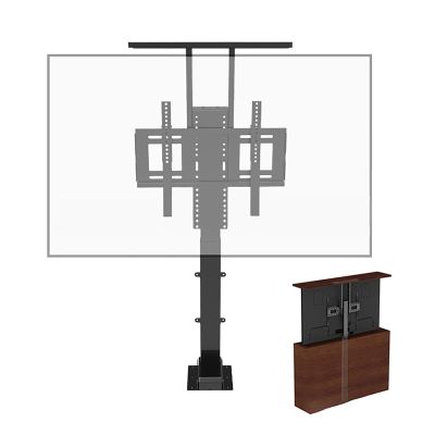 Adjustable TV Mount Bracket, Motorized TV Lift Bracket, with Remote Control and with Memory Function, Can Be Hidden in The Cabinet(575-1225mm,for TV 32-57in)