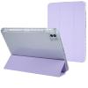 Acrylic Case for Samsung Galaxy Tab 8.710.51112.414.6inch High Ice Clear Hard Back Cover PU Soft Bezel with Pen Holder (Light Green,Galaxy Tab S9+/Plus 12.4",Tempered Glass+Stylus) view 2