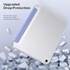 Acrylic Case for Samsung Galaxy Tab 8.710.51112.414.6inch High Ice Clear Hard Back Cover PU Soft Bezel with Pen Holder (Light Green,Galaxy Tab S9+/Plus 12.4",Tempered Glass+Stylus) view 4