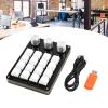 CHENZILIN 16 Keys Programmable Keyboard USB Mechanical Gaming Keyboard,One-Hand Macropad Keyboard 3 Knobs for Editing Gaming view 2