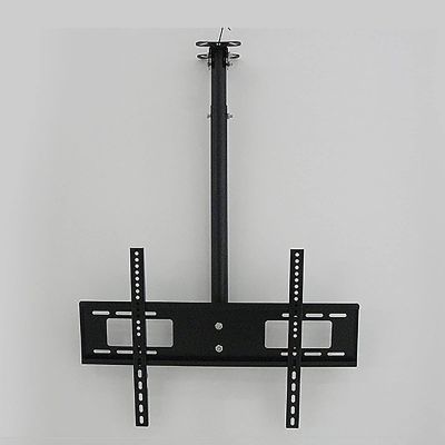 Adjustable Ceiling TV Mount Bracket, Fits 32-75inch TVs, with Loading 50kg/110 Lbs, Max VESA 600x400mm TV Bracket