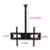 Adjustable Ceiling TV Mount Bracket, Fits 32-75inch TVs, with Loading 50kg/110 Lbs, Max VESA 600x400mm TV Bracket view 2