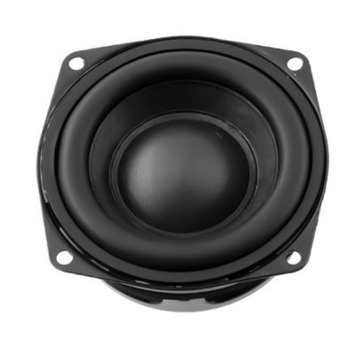 YUGSHNKFC Portable 53mm Square Speakers Component 4 Sensitivity Metal Subwoofer 4Ohm Sound Speakers Professional Music Equipment