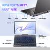 8 inch Mini Laptop Touchscreen Notebook Tablet N150 2-in-1 Handheld Computer Portable Small Pocket PC Win-11, Gigabit/Wi-Fi 6/2MP Camera/G-Sensor/HDMI/PD 30W Charging/Stylus, 12GB RAM 2TB SSD view 2