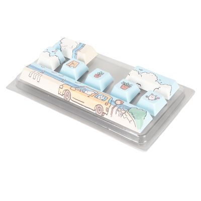 Beautiful and Vibrant PBT Keys 8 Keyboard Keys for 61 87 104 108 Keyboards, Decorate Your (Type 1)