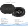 2 Pair (Qty 4) of Blaupunkt BPS-E694 6x9" 70 Watt Max 4-Way Car Speakers with 50 Feet 16 Gauge Wire view 4
