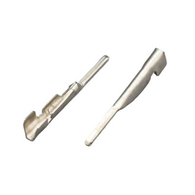 100Pcs 1.0mm Series Automotic Brass Tin Plated Crimp Terminal Male Connector for Car DJ611-G1*0.6A