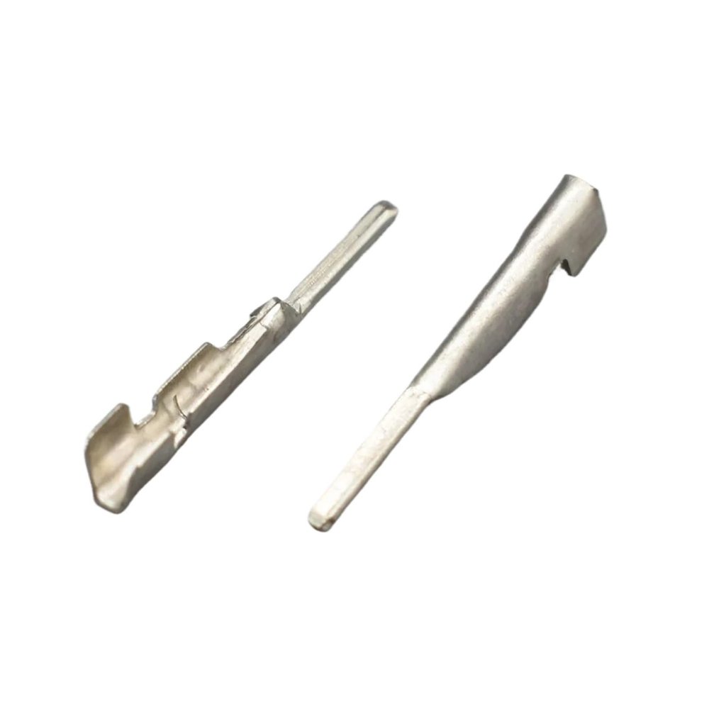 100Pcs 1.0mm Series Automotic Brass Tin Plated Crimp Terminal Male Connector for Car DJ611-G1*0.6A