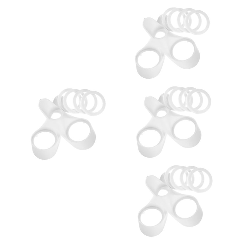Cabilock 4 Pairs Auto Audio Speaker Bracket Gasket Durable Plastic Washer for Car Speaker Decorative Ring Subwoofer Installation Exceptional Flexibility Wear Resistance