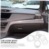 Cabilock 4 Pairs Auto Audio Speaker Bracket Gasket Durable Plastic Washer for Car Speaker Decorative Ring Subwoofer Installation Exceptional Flexibility Wear Resistance view 2
