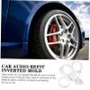 Cabilock 4 Pairs Auto Audio Speaker Bracket Gasket Durable Plastic Washer for Car Speaker Decorative Ring Subwoofer Installation Exceptional Flexibility Wear Resistance view 3