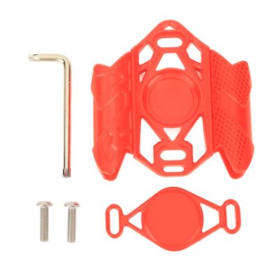 Gavigain Bike Mount Locator Tag Anti Theft Bike Holder Security Screws for Maintenance Black (Red)