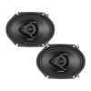 2 Pair (Qty 4) of Blaupunkt BPS-E683 6x8" 60 Watt Max 3-Way Car Speakers (No Grilles) with 50 Feet 16 Gauge Wire view 2