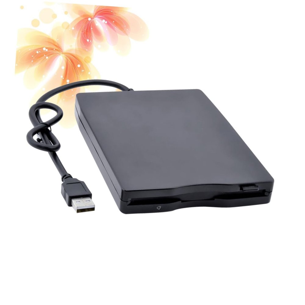 Vaguelly External USB Floppy Disk Drive Portable Diskette Data Transfer Device for Lightweight Design for Travel Easy Compatibility