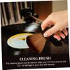 DIYEAH 1Pc Vinyl Record Cleaner Brush Static Cleaning Tool for Turntables CD Albums Records Soft Bristles Solid Handle for and Optimal Sound view 4