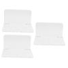 CIYODO 3pcs Clear Acrylic Floating Shelves for Security Cameras Monitors and Speakers Sturdy Wall Mount Bracket with Quick Setup and Elegant Design for Home Office Use view 1